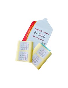 Lot de gabarit addition hamelin serpodile autocollants format 2x2 cm et 3x2 cm 80 etiquettes.