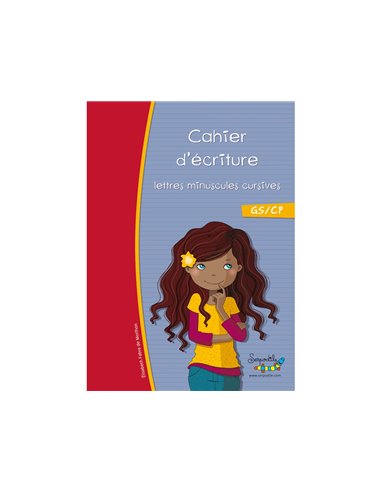 Cahier entrainement hamelin serpodile 21x29.7 cm ecriture cursive a4 32 pages.