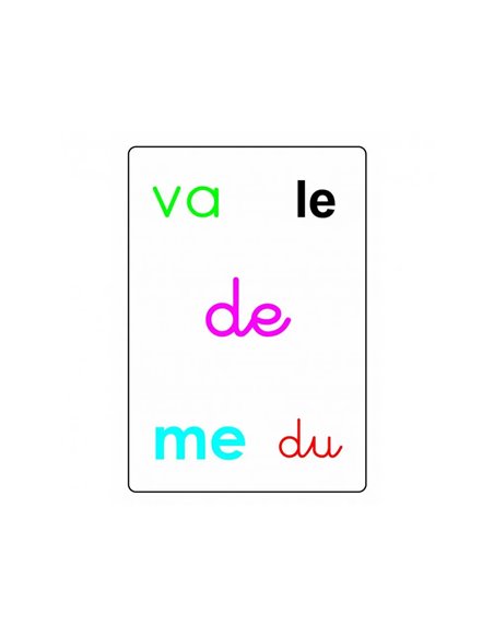 Jeu interdacta tam tam safari les mots-outils du cp 52 cartes + 2 lexiques.