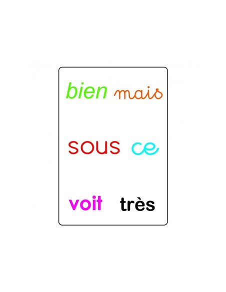 Jeu interdacta tam tam safari les mots-outils du cp 52 cartes + 2 lexiques.
