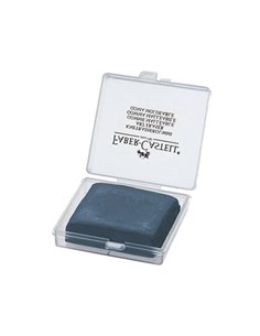 Gomme faber castell mie de pain corrige dessins pastel crayon fusain coloris gris étui plastique.