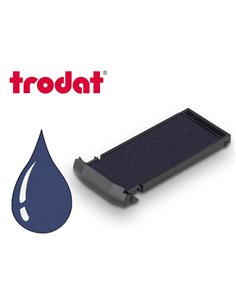 Cassette encrage trodat 6/9412 pour tampon mobile printy 9412 47x18mm coloris bleu.