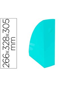 Porte revues exacompta mag-cube pour documents a4 pastel vert pastel.