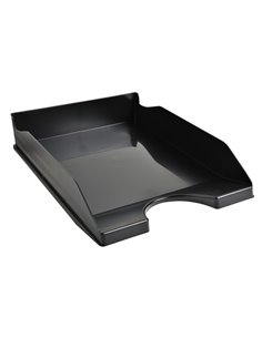 Corbeille courrier exacompta ecotray office a4+ superposable verticale/escalier coloris bleu nuit.