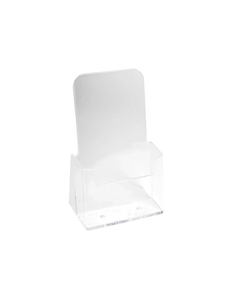Distributeur exacompta simple format prospectus 1/3 a4 vertical 1 compartiment de profondeur 28mm.