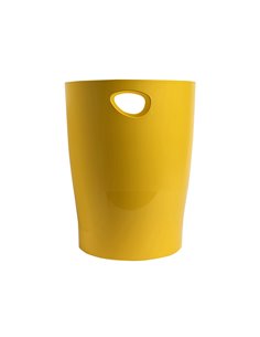 Corbeille a papier exacompta ecobin beeblue capacite 15l coloris safran.