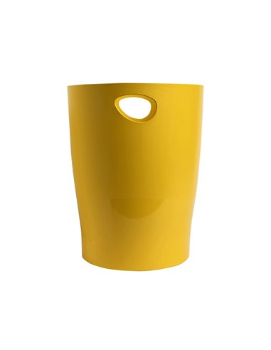 Corbeille a papier exacompta ecobin beeblue capacite 15l coloris safran.