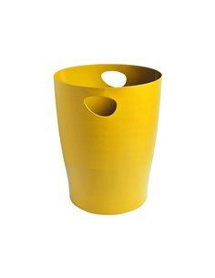 Corbeille a papier exacompta ecobin beeblue capacite 15l coloris safran. 2