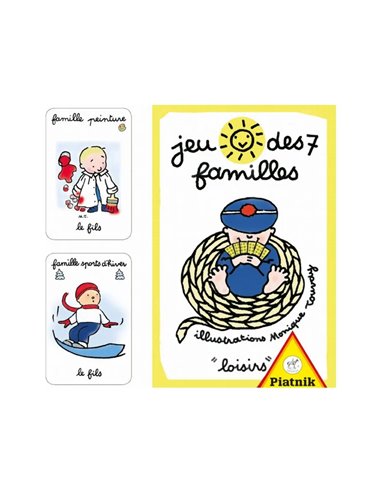 Jeu des 7 familles piatnik.
