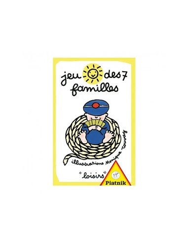 Jeu des 7 familles piatnik.
