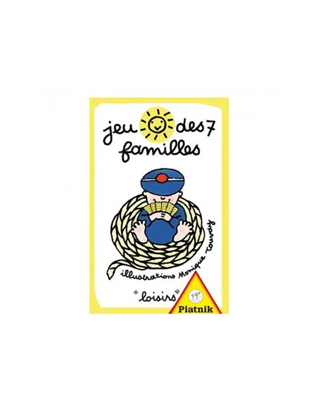 Jeu des 7 familles piatnik.