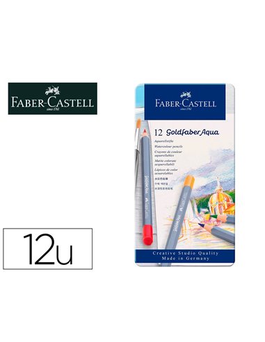 Peinture aquarelle faber castell boite de 12.
