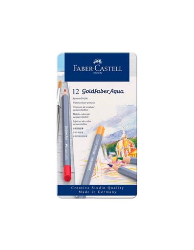 Peinture aquarelle faber castell boite de 12.