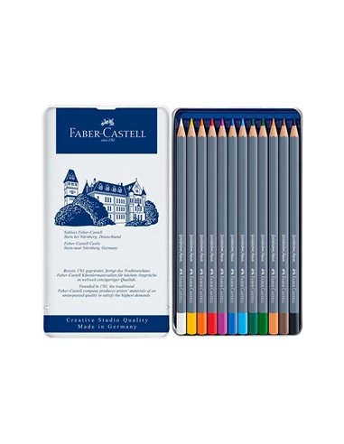 Peinture aquarelle faber castell boite de 12.