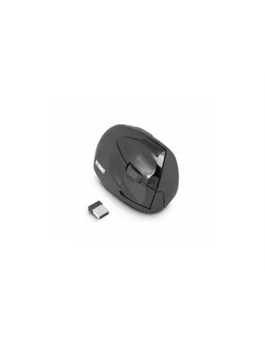 Souris sans fil ergonomique verticale pour droitiers optique 4 boutons 2,4ghz recepteur sans fil usb.