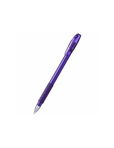Stylo-bille pentel feel-it écriture moyenne pointe 0.7mm encre coloris violet. 2