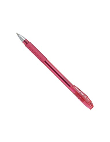Stylo-bille pentel feel-it écriture moyenne pointe 0.7mm encre coloris rose.