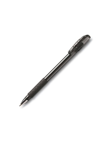 Stylo-bille pentel feel-it écriture moyenne pointe 0.7mm encre coloris noir.