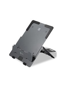 Support ordinateur portable bakker flex top 170 aluminium noir gris.
