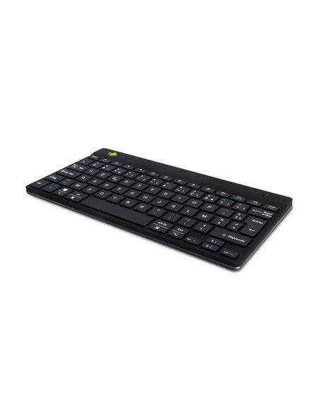 Clavier ergonomique r-go compact break non-filaire coloris noir.