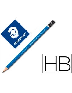 Crayon graphite staedtler mars lumograph 100 hb hexagonal.