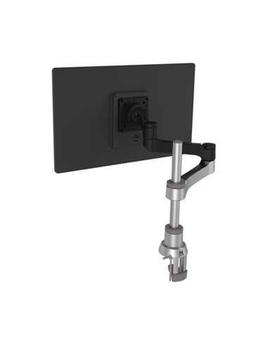 Bras ecran r-go zepher reglable pour moniteur simple coloris argent.