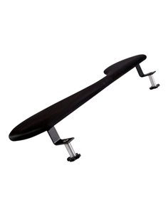 Accoudoir ergonomique r-go symetrique cuir lavable coloris noir.