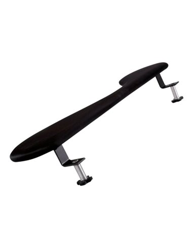 Accoudoir ergonomique r-go symetrique cuir lavable coloris noir.