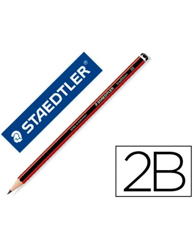 Crayon graphite staedtler tradition 110 2b haute qualité résistant au bris.