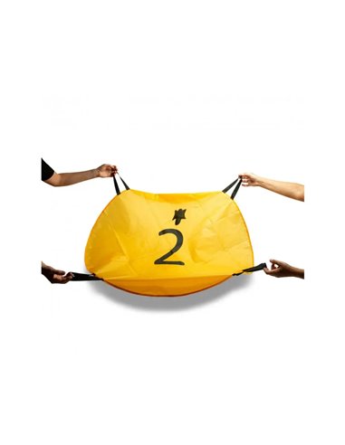 Parachutes bs toys squirl parachutes 4 poignees 100 cm 5 sacs ecureuils volants 2 a 20 joueurs.