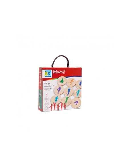 Parcours et equilibre bs toys moves m moire 18 jetons 1 sac.