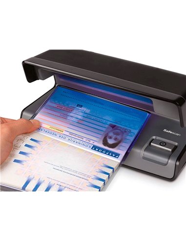 Detecteur safescan faux billets et documents mode detection uv 50 coloris noir.