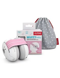 Casque viquel anti-bruit muffy pour enfant coloris rose. 2