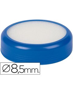 Éponge mouilleur q-connect caoutchouc 85mm diamètre coloris bleu.