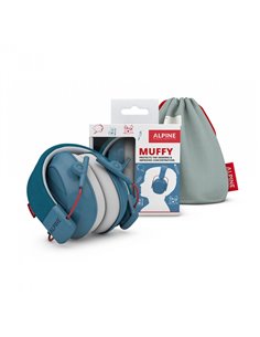 Casque viquel anti-bruit muffy pour enfant coloris bleu.