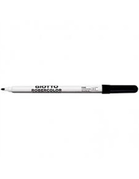 Feutre robercolor pointe fine giotto pour tableau blanc odeur neutre ecriture 1mm coloris noir.