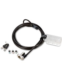 Cable de s curit kensington universel 3 en 1 systeme de verrouillage cl de 5mm.