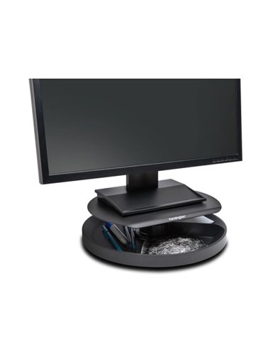 Support écran kensington moniteur spin 2 avec socle rotatif smartfit hauteur réglable 57/83mm coloris noir.