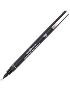 Feutre technique uniball pointes calibrees 0,7mm encre noir trace net et precis.
