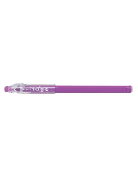 Frixion ball stick roller encre gel mauve 0.7 mm.