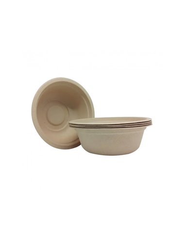 Lot de bols en cellulose culture club 100% organique et recyclable contenance 350ml 10 unites.