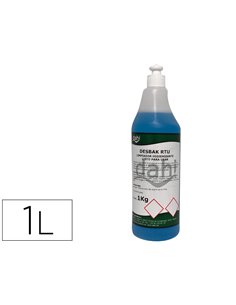 Nettoyant bactericide desbakazul sans rinãage bouteille 1 litre.