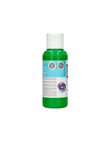 Peinture acrylique liderpapel coloris vert bouteille 80ml.