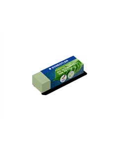 Gomme staedtler 526 83 sans latex 40x19x13mm coloris vert olive.