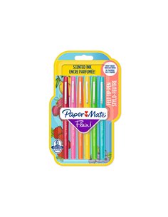 Blister 6 stylos-feutres paper mate flair senteur coloris assortis. 2