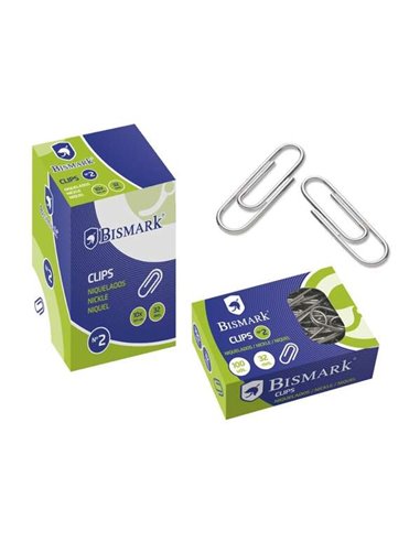 Lot de 100 pinces Bismark n° 2 32 mm - Nickelées