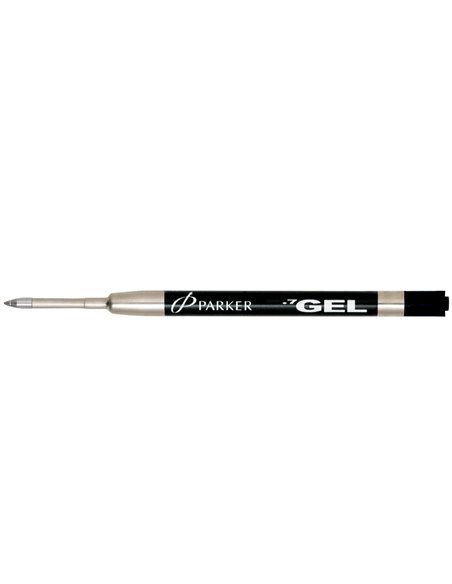 Recharge parker jotter gel ball pointe moyenne noir.