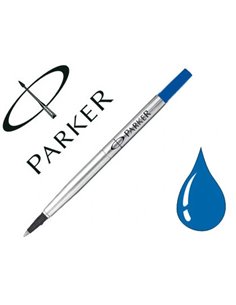 Recharge parker roller largeur moyenne coloris bleu.