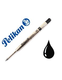 Recharge pelikan stylo-bille métal largeur moyenne coloris noir.