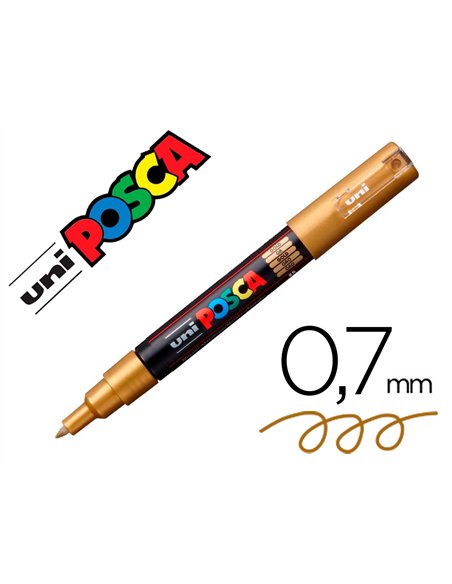 Marqueur posca pc1mc base eau pointe conique extra fine 0,7mm sans odeurs/alcool/solvant tous.